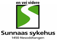 Sunnaas sykehus logo utviklet av Halvor Nome
